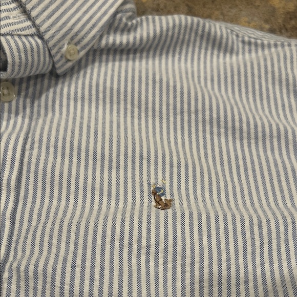 Boys Vintage Striped Button-Down Shirt - Picture 2 of 4